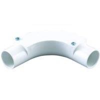 Wickes Trunking Inspection Bend  White 25mm