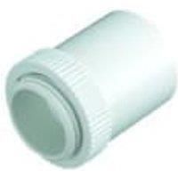Wickes Male Conduit Adaptor - White 20mm Pack of 2
