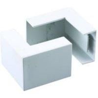 Wickes Mini Trunking Outside Angle  White 38 x 16mm Pack of 2