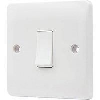 Vimark Pro 10A 1-Gang 2-Way Light Switch White with White Inserts (381PV)
