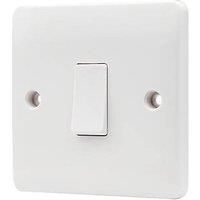 Vimark Pro 10A 1-Gang Intermediate Switch White with White Inserts (745PV)