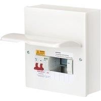 Deta 8-Module 5 Way 100A Mains Switch Consumer Unit with Type 2 SPD