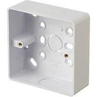Deta TTE 1-Gang Surface Pattress Surface Box 25mm (142VT)