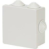 Vimark 6-Entry Square Junction Box with Knockouts 88mm x 45mm x 88mm (498VT)