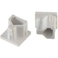 Deta TTE Mini Trunking End Cap 16mm x 16mm 2 Pack (584VT)