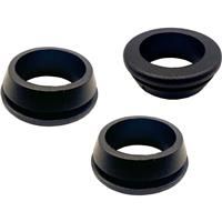 Tower Open Quick Fit Grommet 25mm (100) in Black