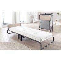 JAY-BE Revolution Folding Bed with Pocket Sprung Mattress with Powder Coat, Black, Single, 77 cm