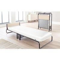 JAY-BE Revolution Folding Bed with Memory Foam Mattress with Powder Coat, Black, Single, 77 cm
