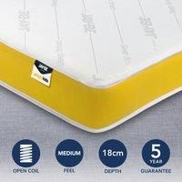 JayBe Simply Kids Medium Anti Allergy Foam Free Pocket Sprung Mattress White