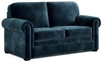 Jay-Be Heritage Sofa Bed With E-pocket Mattress - Two Seater - Luxe Velvet Airforce