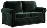 Jay-Be Heritage Velvet 2 Seater Sofa Bed - Dark Green