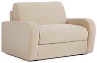 Jay-Be Deco Snuggler Sofa Bed With E-sprung Mattress - Brushed Twill Linen