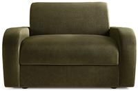 Jay-Be Deco Snuggler Sofa Bed With E-sprung Mattress - Brushed Twill Hunter