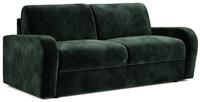 Jay-Be Deco Sofa Bed With E-sprung Mattress - Three Seater - Luxe Velvet Bottle Green