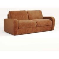 Jay-Be Deco Sofa Bed With E-sprung Mattress - Three Seater - Cosy Chenille Spice