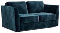 Jay-be Elegance Velvet 2 Seater Sofa Bed - Ink Blue
