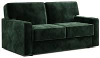 Jay-Be Linea Velvet 2 Seater Sofa Bed - Dark Green