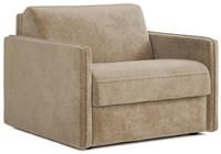 Jay-Be Slim Fabric Cuddle Chair Sofa Bed - Stone