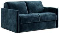 Jay-Be Slim Velvet 2 Seater Sofa Bed - Ink Blue