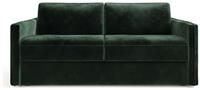 Jay-Be Slim Velvet 3 Seater Sofa Bed - Dark Green