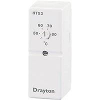 DRAYTON HTS3 HOT WATER CYLINDER THERMOSTAT WITH FIXING STRAP BRAND NEW WITH BOX
