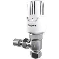 Drayton 15mm Angled TRV Pack (TRV & LockShield) RT414 BNIB