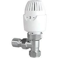 Drayton RT212 White Angled Thermostatic TRV 10/15mm x 1/2" (968HG)