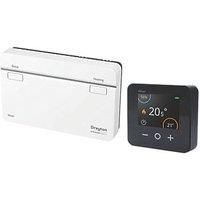 Drayton Wiser Wireless Heating Internet-Enabled One-Channel Smart Thermostat Kit Anthracite (758KA)