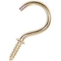 Unbranded Cup Hook 38mm (10 Pack) Brass