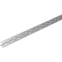 Unbranded Continuous Piano Hinge Plated (10 Pack) in Nickel Steel