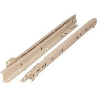 Unbranded Steel Drawer Runner 450mm (2 Pack) in Silver