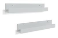 Argos Home Set of 2 White 60cm Kids Shelving Display Units