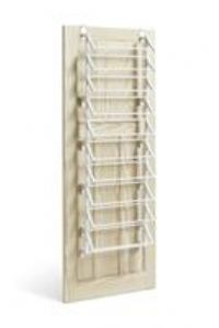 Dunelm Hanging 10 Tier Over Door Shoe Storage Rack - (White) B+