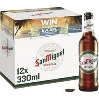 San Miguel Premium Lager, 330 ml (Pack of 12)