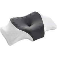Go Travel High Quality and Comfortable Hybrid Memory Foam and Air Universal Head Neck and Back Lumbar Pillow (Ref 496)