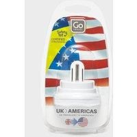 Go Travel UK-USA United States Earthed Compact Adaptor (Adapter Ref 526)
