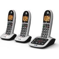 BT 4600 Big Button Advanced Call Blocker Cordless Home Phone with Answer Machine (Trio Handset Pack)