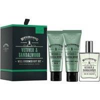 Scottish Fine Soaps Men's Grooming Vetiver & Sandalwood Well Groomed Gift Set  Gifts & Sets