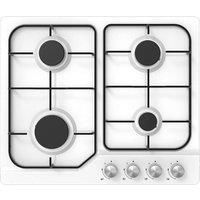 Statesman 60CM 4 ZONE GAS HOB WHITE, White