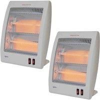 Igenix 800W Quartz Heater White 2 Pack
