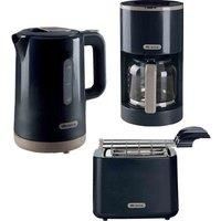 Breakfast Line Kettle, Toaster & Coffee Machine Set, Grey, Ariete