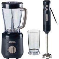 Breakfast Line Table Blender & Hand Blender Set, Grey, Ariete