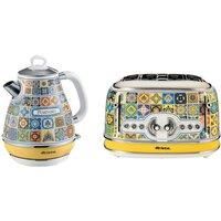 Ariete Positano 1.7L Kettle & 4 Slice Toaster Multi
