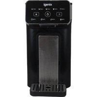 Igenix INSTANT HOT WATER DISPENSER WITH DIGITAL DISPLAY, Black