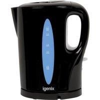 Igenix IG7280 Jug Kettle, 1.7L Cordless Jug Kettle - Black