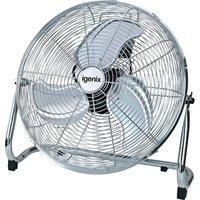 Igenix 18 Inch Floorstanding Air Circulator Fan  Chrome