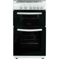 Double Oven Gas Cooker with Glass Lid, Statesman GTL50W