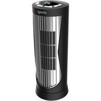 Igenix Digital Mini Tower Fan, 12 Inch with 8 hour timer - Black /Silver DF0022