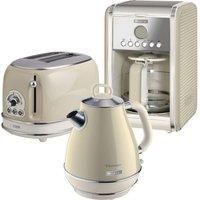 Ariete Retro Style 1.7L Jug Kettle,2 Slice Toaster & Filter Coffee Machine,Beige