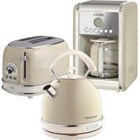 Ariete Dome Kettle, 2 Slice Toaster and Filter Coffee Machine Vintage beige
